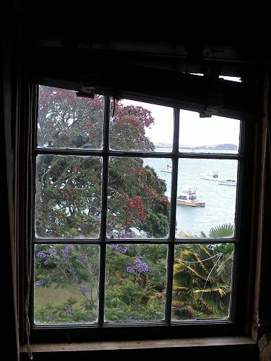 Russel - Bishop Pompallier's pohutakawa window
