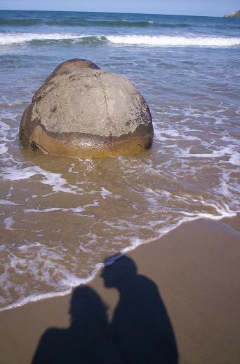 Moeraki boulders
