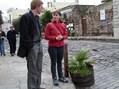 Lost the plot near a pot plant in Colonia
