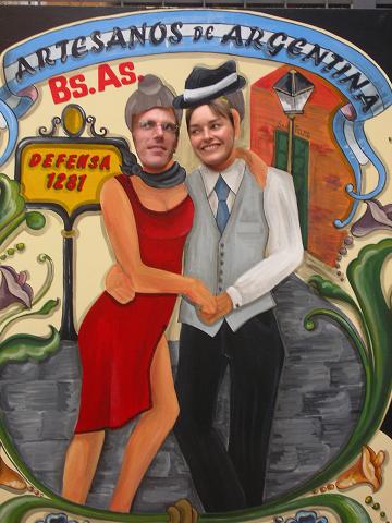 At the gay milonga
