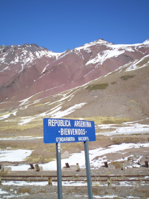 Argentina from the Andes
