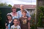 2006 xmas - Lynne, Mike, Annabel, Tabatha, and Peter
