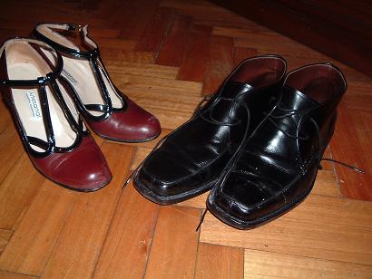 Day 3: buy shoes (scuffed already - went straight to Confiteria Ideal)
